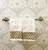 Hand Towel Set- "Links" in Taupe