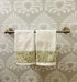 Hand Towel Set- "Pomegranate" in Sage