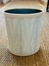 Fabric Wastebasket - "Ferns" in Pale Blue by Galbraith & Paul