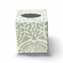 Tissue Box Cover - "Pomegranate" in Sage by Galbraith & Paul