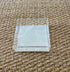 Square Acrylic Tray with Laminated Fabric - "Sumi" on Gray