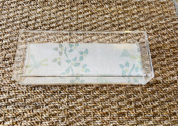 Acrylic Rectangle Tray with Laminated Insert - 