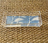 Acrylic Rectangle Tray with Laminated Insert - "Sumi" in Bluebell