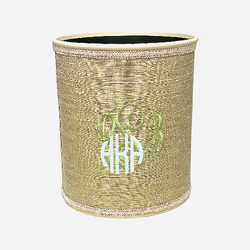 Fabric Covered Wastebaskets