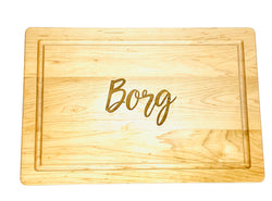 Script Personalized Cutting Board  (Start at $68. Lots of Sizes)