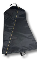 Garment Hanging Bag with Brass Zipper