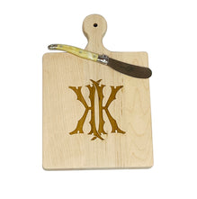 1 Letter Monogrammed Artisan Cutting Board (Lots of Letters in stock)