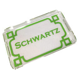 Large Acrylic Serving Tray - Lime Green