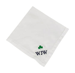 Pocket Square with (or without) Shamrock