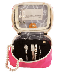 Zoe Mini Jewelry Case by Boulevard Leather