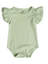 Seagrass Flutter Short Sleeve Cotton Baby Onesie
