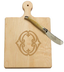 1 Letter Monogrammed Artisan Cutting Board (Lots of Letters in stock)