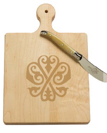 1 Letter Monogrammed Artisan Cutting Board (Lots of Letters in stock)