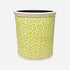 Celery Green Coral Fabric Wastebasket