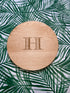 Single Letter Monogrammed Cutting Board  (Start at $68. Lots of Sizes)