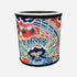 Orange & Blue Imperial Dragon (Thibaut) Fabric Wastebasket